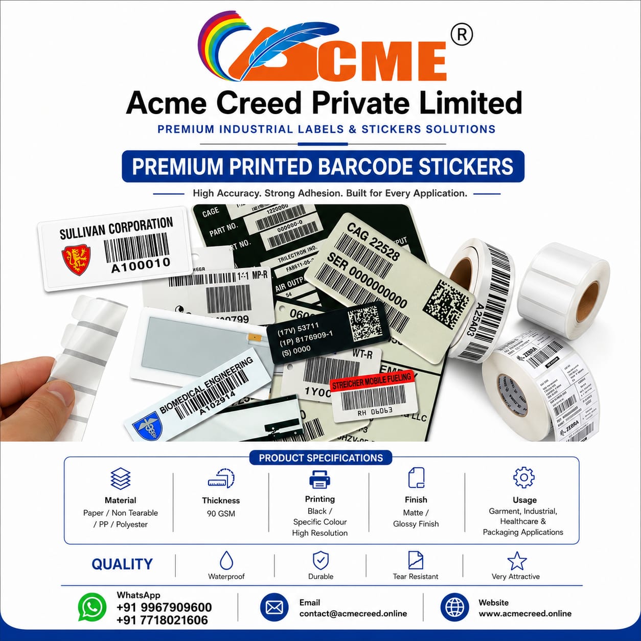 BARCODE STICKER